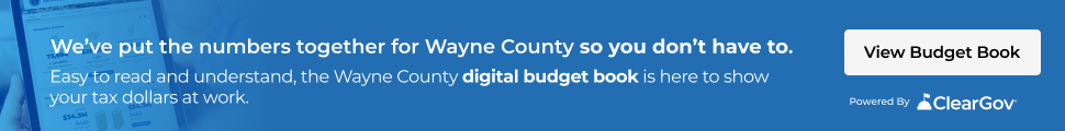 Wayne County Budget Book Banner